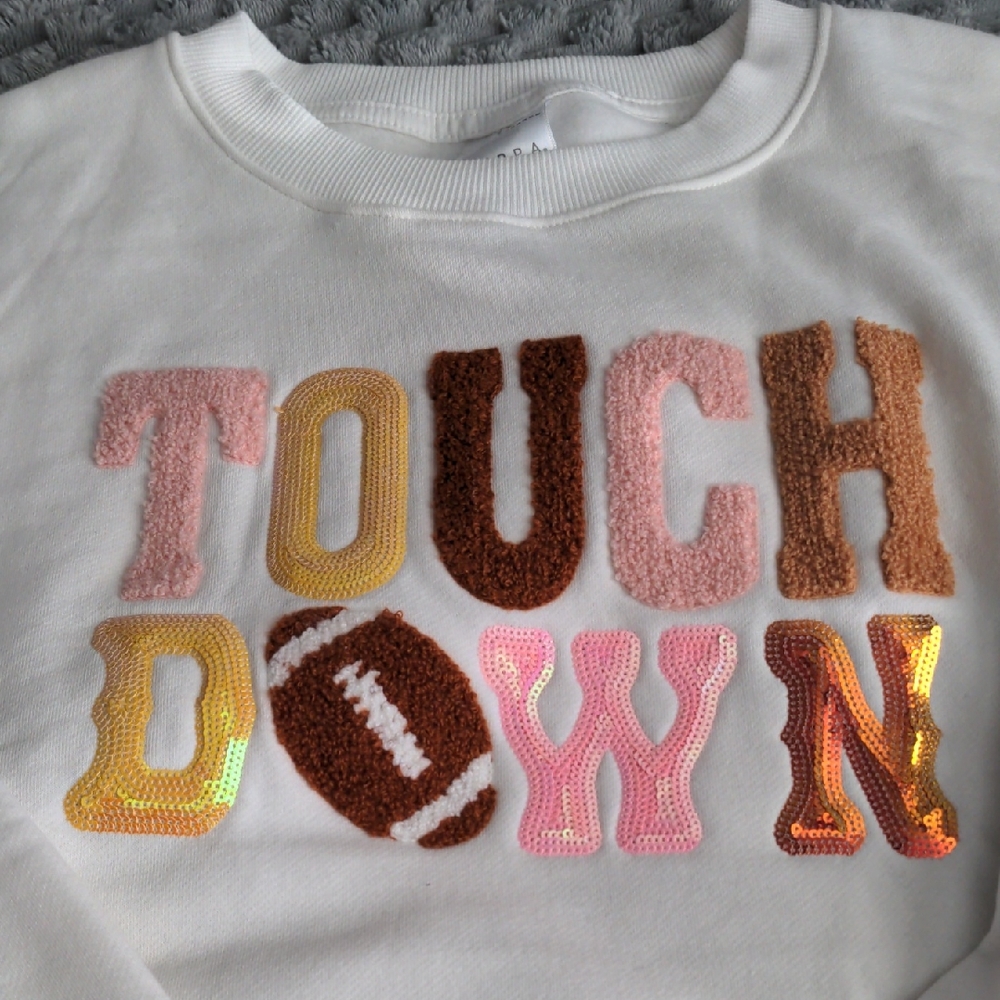🏈 Touchdown Sweatshirt Women's Size L